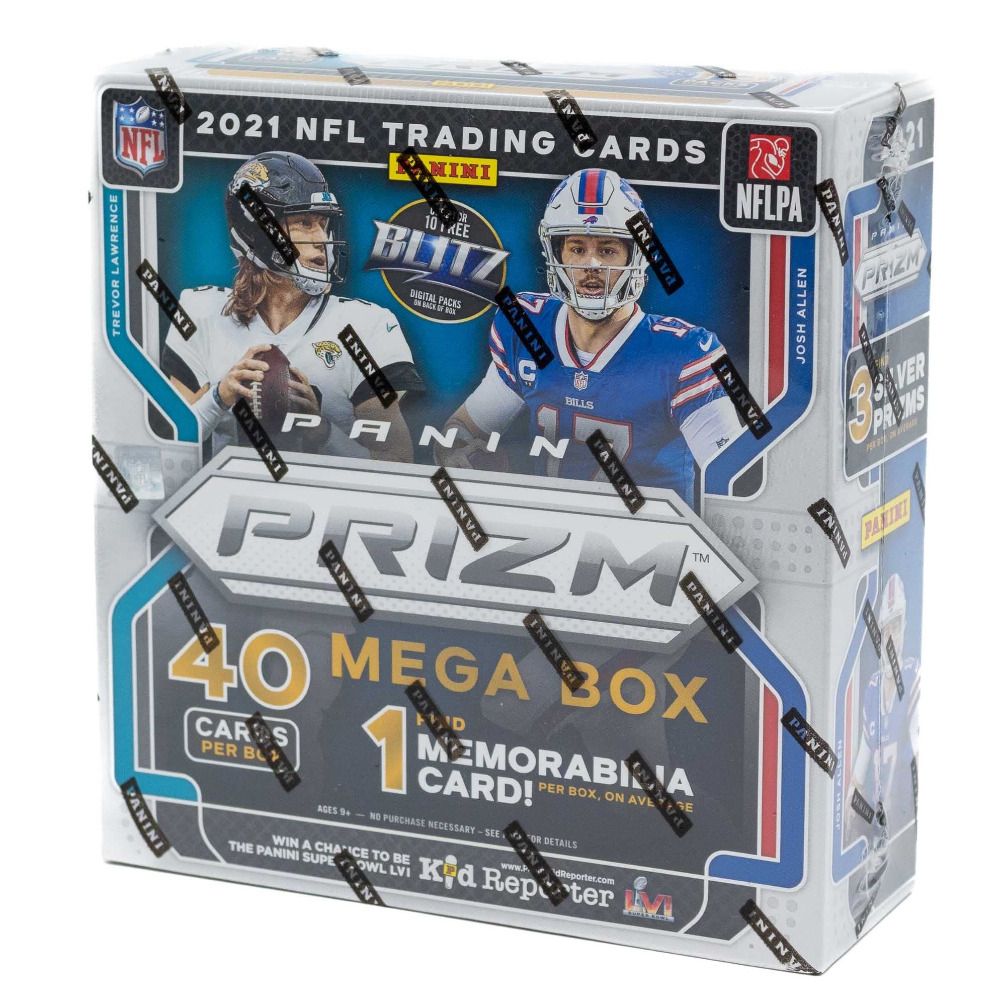 Amazon.com: 2021 Panini Prizm Football Mega Box - 40 Trading Cards
